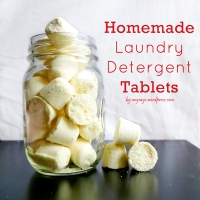 Homemade Laundry Soap Tablets