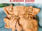 How to Clean a Leather Purse