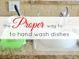 The Proper Way to Hand Wash Dishes