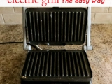 How to Clean an Electric Grill {The Easy Way}